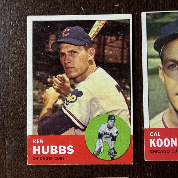 1960s Topps & Fleer Chicago Cubs 12 Card Lot - Picture 9 of 13